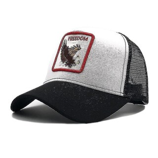 Foto 1 | Foto 1 | Gorra Huoguo Panther De Malla Negra Trucker Dad - Venta Internacional.