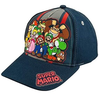 Foto 2 | Foto 2 | Gorra De Béisbol Nintendo Super Mario Boys De 4 A 7 Años, 100% Algodón - Venta Internacional.