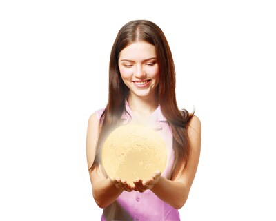 Foto 2 | Foto 2 | Lámpara de Luna en Impresión 3D Réplica Exacta de la Superficie Lunar Redlemon 79459 Multicolor