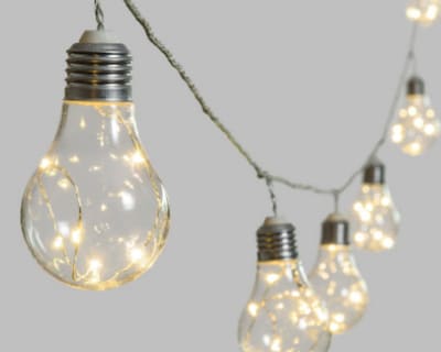 Foto 3 | Foto 3 | Serie de 10 Luces Led de 8.5x5 cm Chic Fantasy Vintage color Blanco