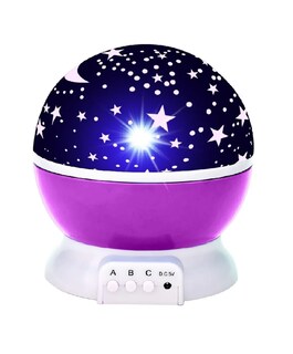 Foto 1 | Foto 1 | Lámpara de Noche Malubero con Proyector Estrella Púrpura