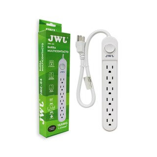 Foto 1 | Foto 1 | Barra Multicontacto JWJ Jmc-04 color Blanco