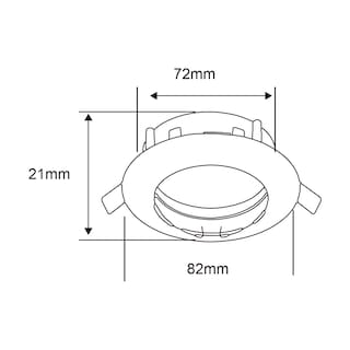 Foto 5 | Foto 5 | Lámpara de Interior para Empotrar Tecnolite Gx5.3