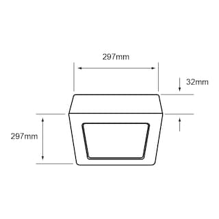 Foto 5 | Foto 5 | Lampara de Techo para Sobreponer 24w Tecnolite