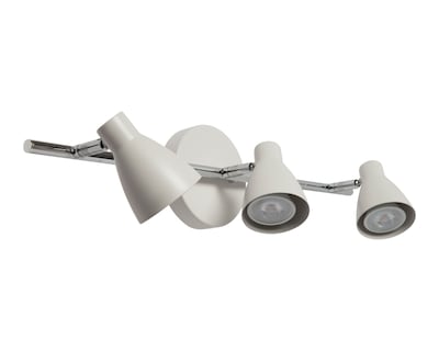 Foto 2 | Foto 2 | Lámpara de Techo 3 Focos Illux Tr-2403 color Blanco Luz Cálida 18 W