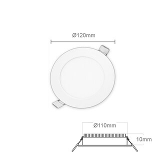 Foto 2 | Foto 2 | Paquete 10 Lámparas Led Empotrables Redondas 6w Luz Blanca Jlpr-6b