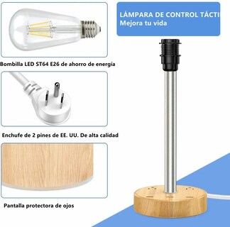 Foto 3 | Foto 3 | Lámpara con 2 Salidas y 3 Puertos Usb Malubero