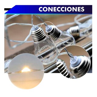 Foto 3 | Foto 3 | Serie Led Chic FntasyDe 10 Luces Blanco Tipo Foco 8.5 x 4 cm