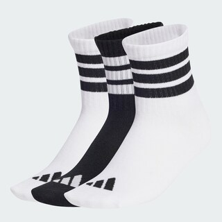 Foto 3 | Foto 3 | Calcetines Acanalados 3 Pares Kids Adidas Blanco Niños