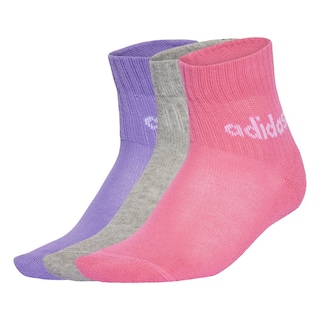Foto 1 | Foto 1 | Calcetines Lineales Al Tobillo 5 Pares Para Niños Adidas Rosa Niños