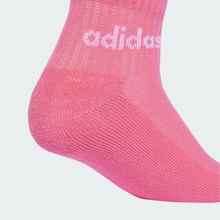 Foto 5 | Foto 5 | Calcetines Lineales Al Tobillo 5 Pares Para Niños Adidas Rosa Niños
