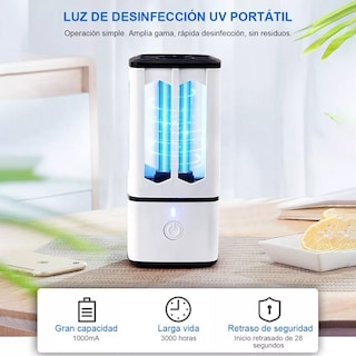 Foto 2 | Foto 2 | Lámpara Desinfectante Portátil De Ozono Uv color Blanco