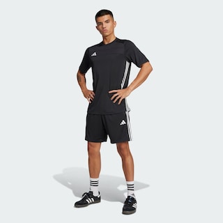 Foto 8 | Foto 8 | Playera Tiro 25 Essentials Adidas Negro Hombre