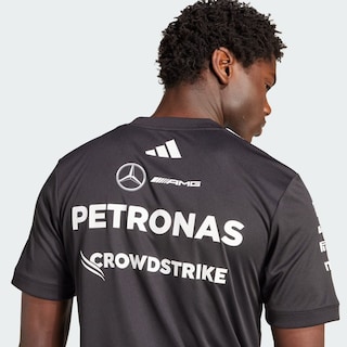 Foto 2 | Foto 2 | Playera De Piloto Mercedes - Amg Petronas F1 Team Adidas Negro Hombre