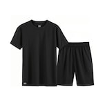 Juego De Playera Y Short Deportivo Talla 2eg Eo Safe Imports Esi-20439 Negro