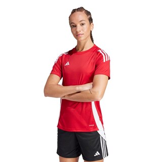 Foto 2 | Foto 2 | Jersey Tiro 24 Adidas Rojo Mujer