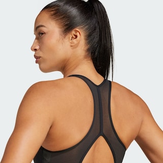 Foto 7 | Foto 7 | Top Deportivo Powerreact Big Logo Estampado Adidas Negro Mujer