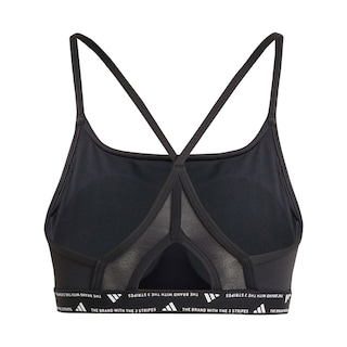 Foto 3 | Foto 3 | Top Deportivo de Entrenamiento Aeroreact 3 Franjas Adidas Negro para Mujer