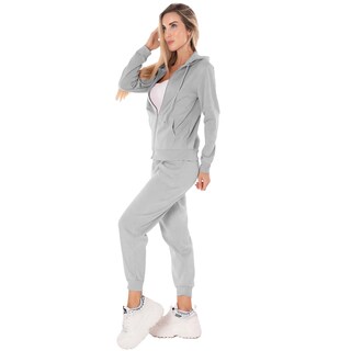 Foto 2 | Foto 2 | Conjunto Pants Y Sudadera Conj-07 Térmico Gris Claro