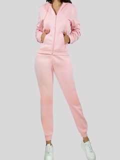 Foto 2 | Foto 2 | Conjunto Mujer Térmico Pant Y Sudadera Capucha Conj-07 Color Rosa Claro Set De Pants