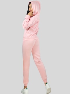 Foto 5 | Foto 5 | Conjunto Mujer Térmico Pant Y Sudadera Capucha Conj-07 Color Rosa Claro Set De Pants