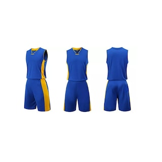 Foto 3 | Foto 3 | Uniforme De Baloncesto 2ps Talla Ch Eo Safe Imports Esi-14913 Azul
