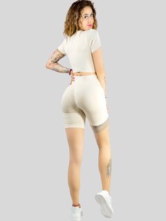 Foto 3 | Foto 3 | Set De Dos Conjunto Deportivo De Mujer De Short Y Blusa Conj-066 Variedad De Colores Stretch Push Up