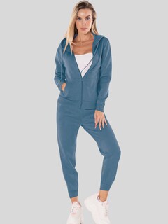 Foto 4 | Foto 4 | Conjunto Pants y Sudadera Azul Claro Térmico