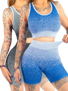 Foto 1 | Foto 1 | Set De Dos Conjunto Deportivo Casual Mujer Conj-068-px2 Variedad De Colores Short Y Blusa Stretch