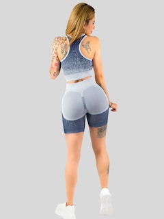 Foto 6 | Foto 6 | Set De Dos Conjunto Deportivo Casual Mujer Conj-068-px2 Variedad De Colores Short Y Blusa Stretch