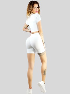 Foto 6 | Foto 6 | Set De Dos Conjunto Deportivo De Mujer De Short Y Blusa Conj-066 Variedad De Colores Stretch Push Up