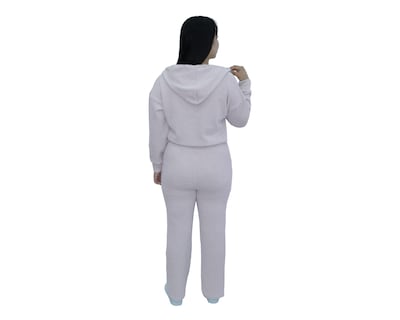 Foto 3 | Foto 3 | Conjunto Deportivo Mujer Ocean Point Beis Sudadera Y Pantalón