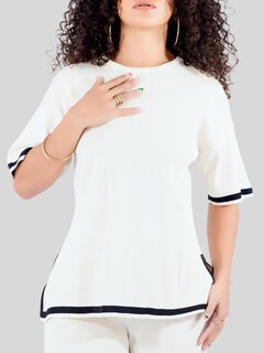 Foto 5 | Foto 5 | Conjunto Mujer 2 Piezas Playera Oversize Y Pantalón Stretch Conj-073 Café Claro Casual