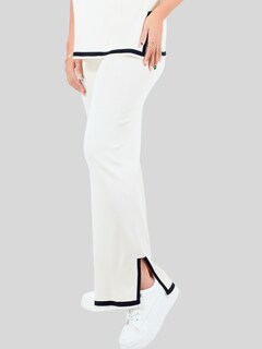 Foto 6 | Foto 6 | Conjunto Mujer 2 Piezas Playera Oversize Y Pantalón Stretch Conj-073 Café Claro Casual