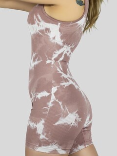 Foto 6 | Foto 7 | Enterizo Deportivo Mujer Body Jumpsuit Conj-07 Café Gym Fitnes Yoga
