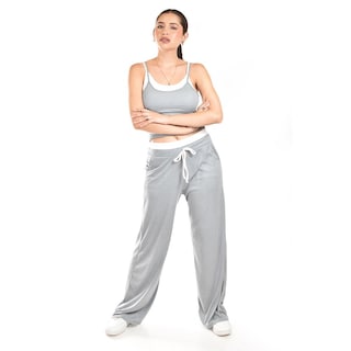 Foto 1 | Foto 1 | Set Acanalado Con Contraste Roman Fashion /juvenil, 6240 (gris) Gris