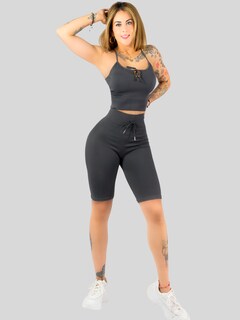 Foto 4 | Foto 4 | Set De 2 Conjunto Deportiva Mujer Short Y Blusa Conj-069 Surtido En Color Stretch Fit Push Up