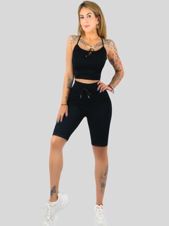 Foto 6 | Foto 6 | Set De 2 Conjunto Deportiva Mujer Short Y Blusa Conj-069 Surtido En Color Stretch Fit Push Up