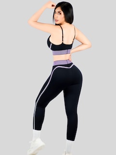 Foto 3 | Foto 3 | Conjunto Deportivo 2 Piezas Top Y Leggings Conj-080 Negro Mujer Gym Yoga O Casual