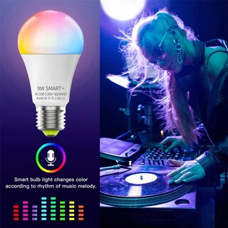 Foto 2 | Foto 2 | Set de 4 Focos Inteligentes Bombilla Malubero de 9w