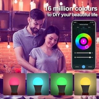 Foto 3 | Foto 3 | Set de 4 Focos Inteligentes Bombilla Malubero de 9w