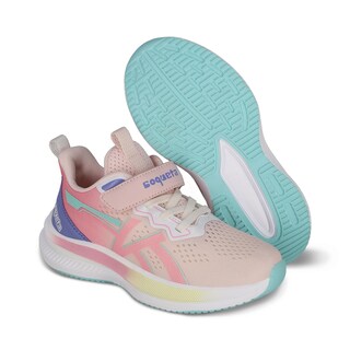 Foto 6 | Foto 6 | Tenis Deportivos Para Niña Coqueta 203300-i Color Rosa Con Ajuste Velcro Y Agujeta Elastica