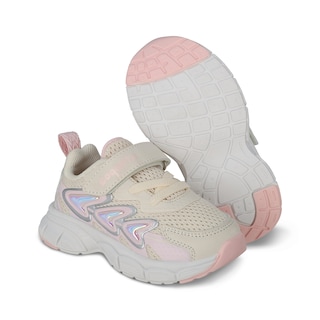 Foto 6 | Foto 6 | Tenis Deportivos Coqueta Beige con Ajuste Velcro y Agujeta Elástica para Niña