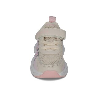 Foto 3 | Foto 3 | Tenis Deportivos Coqueta Beige con Ajuste Velcro y Agujeta Elástica para Niña