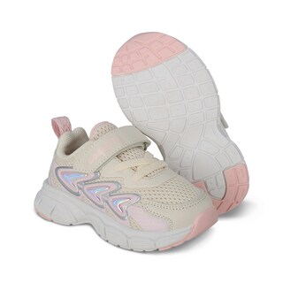 Foto 6 | Foto 6 | Tenis Deportivos Coqueta Beige con Ajuste Velcro y Agujeta Elástica para Niña