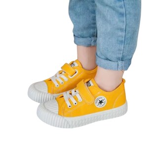 Foto 5 | Foto 5 | Tenis Denali Shell Mostaza Infantil Niño Niña Lona Casuales De Moda