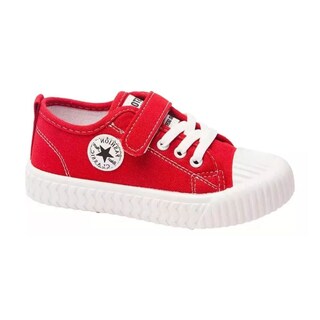 Foto 1 | Foto 1 | Tenis Denali Shell Rojo Infantil Niño Niña Lona Casuales De Moda