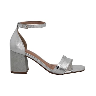 Foto 1 | Foto 1 | Zapatillas Beira Rio Comodas Tacon Bajo Correa Formal Plateado