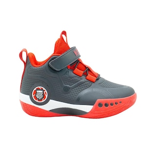 Foto 3 | Foto 3 | Tenis Para Niño K-swiss Deportivo Basket Color Negro Rojo Multicolor