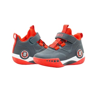 Foto 5 | Foto 5 | Tenis Para Niño K-swiss Deportivo Basket Color Negro Rojo Multicolor